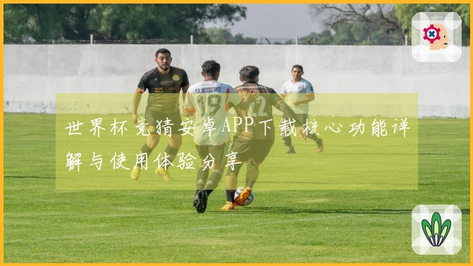 世界杯竞猜安卓APP下载核心功能详解与使用体验分享