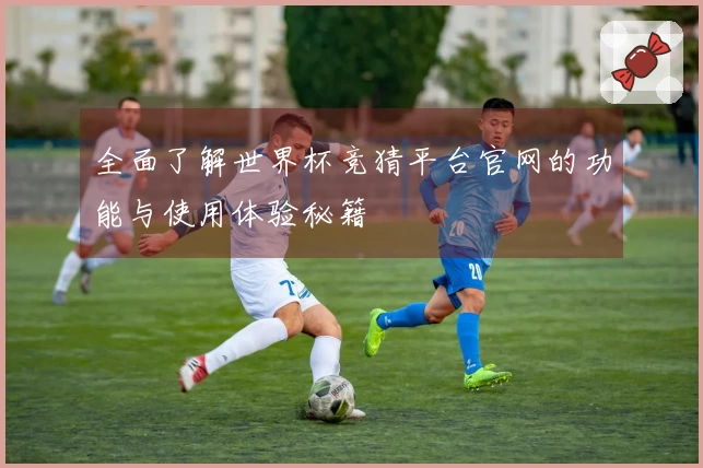 全面了解世界杯竞猜平台官网的功能与使用体验秘籍
